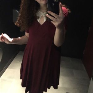 Urban Outfitters maroon dress size L
